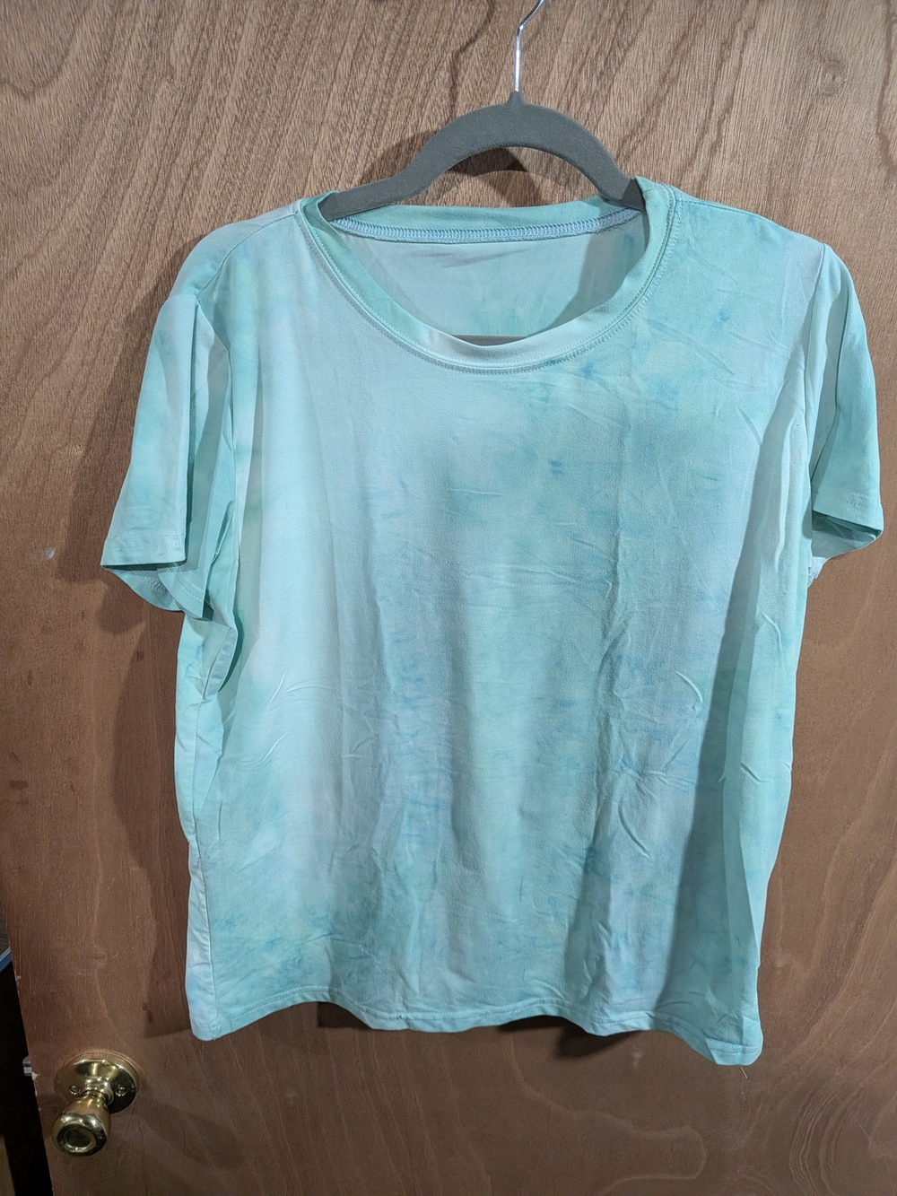 Women's Mint Tie-Dye Short Sleeve Tee